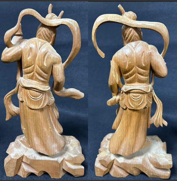 Antiquities Nio Statue Kongo Rikishi Statue Guardian Zen God