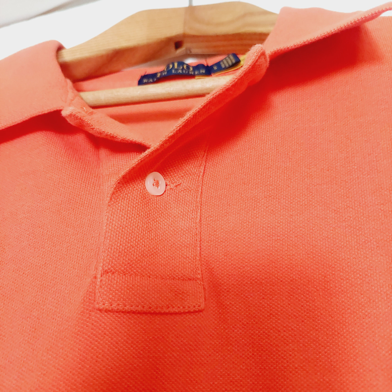 Polo Ralph Lauren T Shirt Uomo Arancione Blu Pony Personalizzata Slim Fit Nautica Taglia L