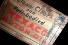 ** VINTAGE ANTIQUE TEXACO MOTOR OIL BOTTLE CRATE EARLY GAS OIL ADVERTISING *