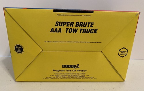 Vintage Buddy L 1989 AAA Tow Truck Super Brutes Toughest Toy On Wheels New - Picture 5 of 7