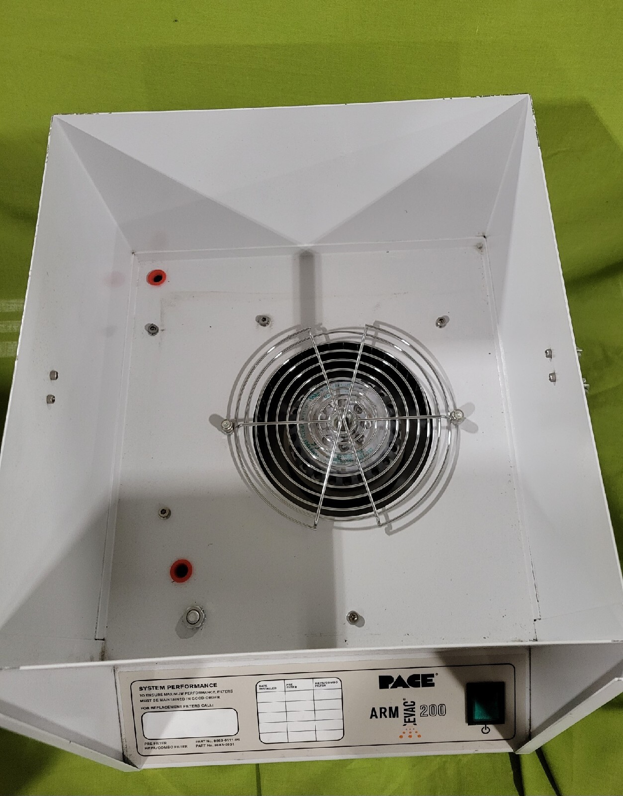 PACE ARMEVAC 200 Fume Extraction Central Filtration Unit eBay