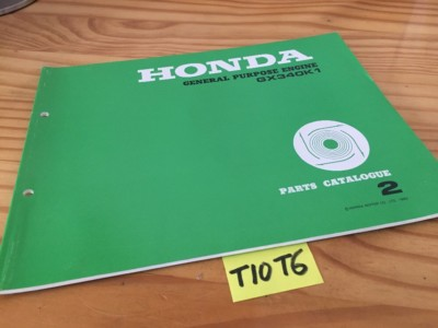 #ad #ad Honda Engine Parts List GX340K1 GX340 K1 GX 340 Spare Parts Catalogue $38.59