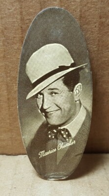 Vintage 1934 Carreras Cigarettes Film Stars #49 Maurice Chevalier Trading  Card