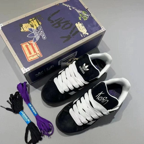 IG0792 Adidas Korn Originals Campus '00s Black White Gum Men's and Women's