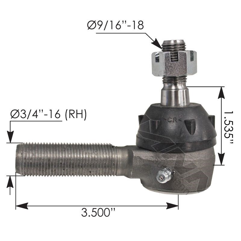 Tie Rod End Part# C1TZ3A130A, 2476922, 894145R91 - 462.ES150R | eBay