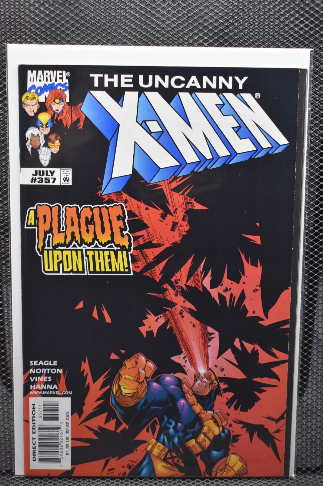 Uncanny X-Men #357 Marvel 1998 Wolverine Magneto Gambit Rogue Psylocke Storm 9.0