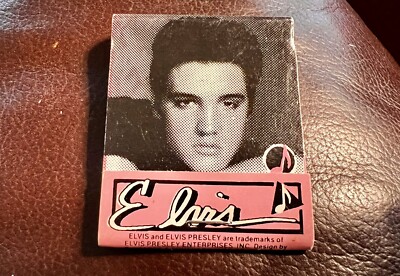 Elvis Presley Matchbook From Graceland, Memphis, Tennessee - Pink