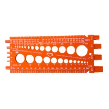 Nut Bolt Size Checker Gauge for Metric and Imperial Thread Tester Easy Size W0S0