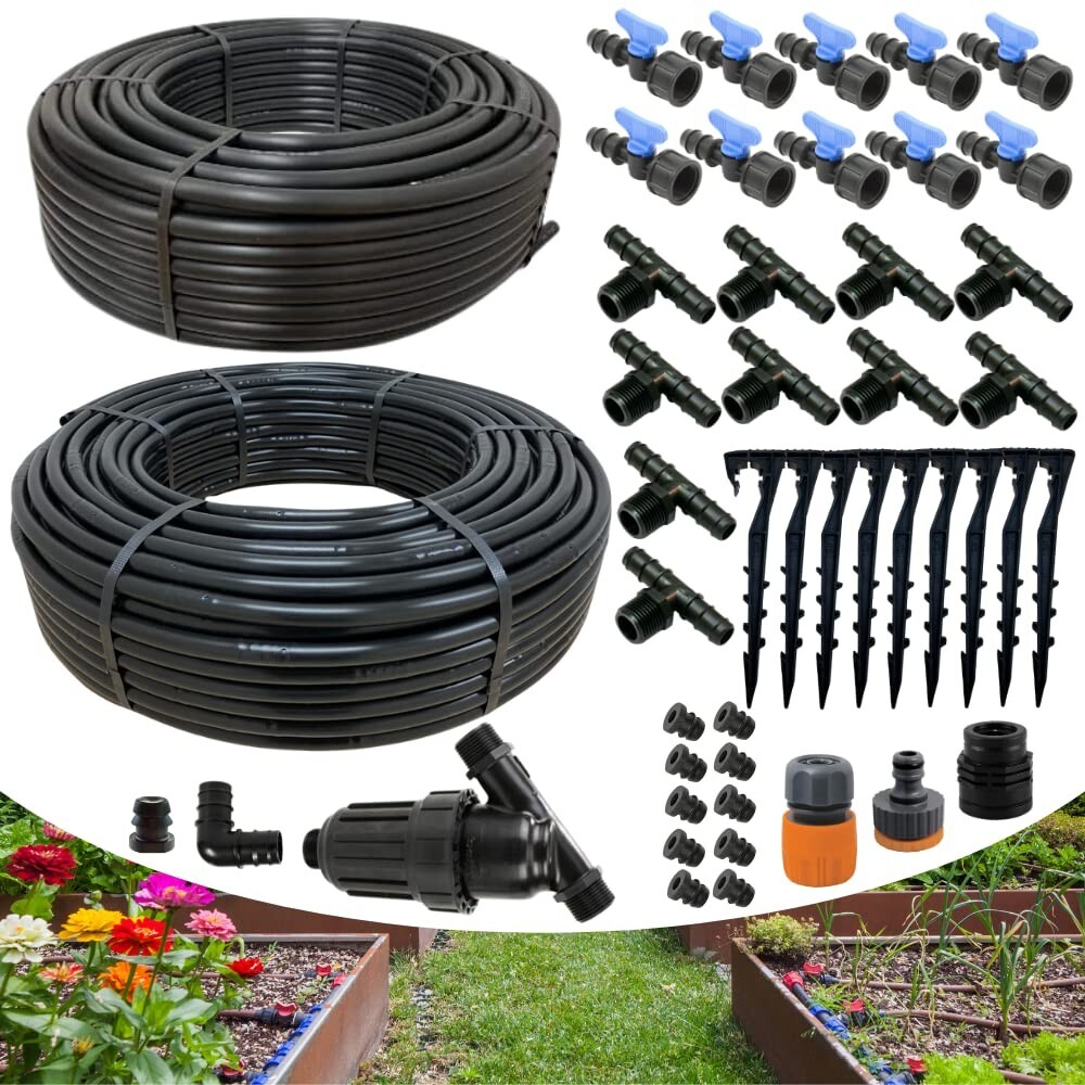 Kit Irrigazione Goccia Completo 100 MQ Ala Passo 60 - Prezzo Top