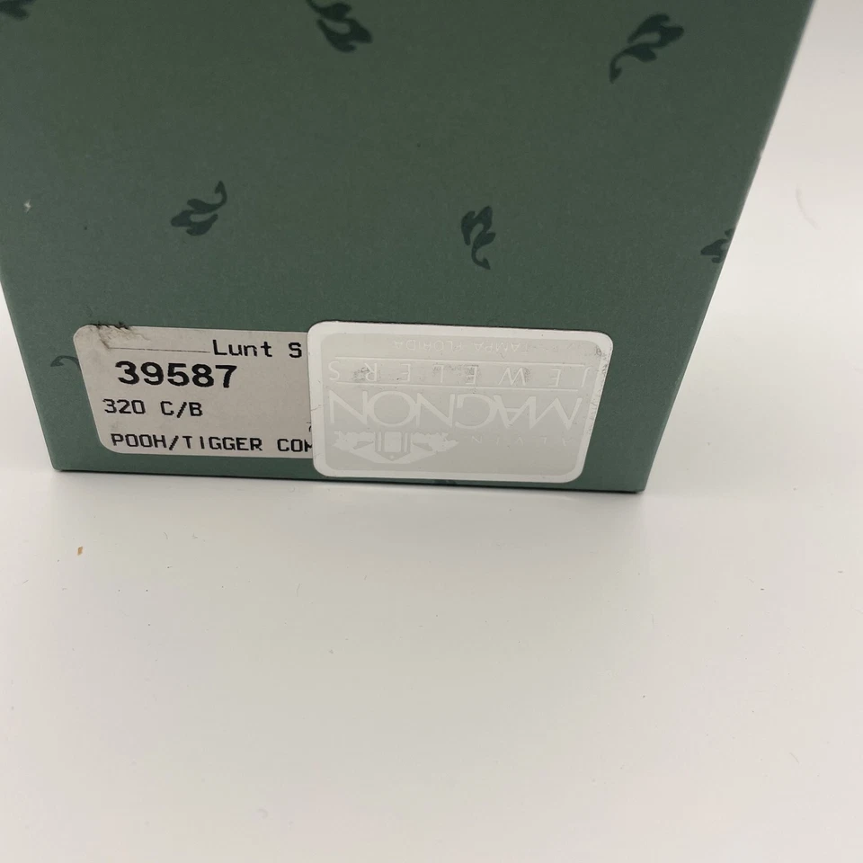 RARO Juego de cepillos y peines para niños Winnie the Pooh chapados en plata de ley Lunt Foto 4 de 4