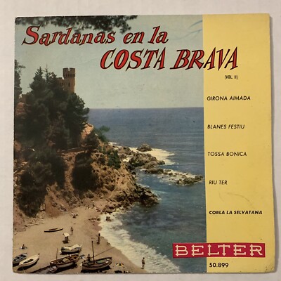 Sardanas En La Costa Brava Cobla La Selvatana Vol 2 Vinyl EP Discos Belter 1961