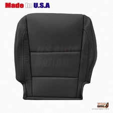 For 2014 to 2020 Acura MDX Driver Bottom Replacement Leather Seat Cover Black