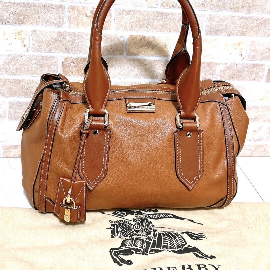 Burberry handbag Brown Leather