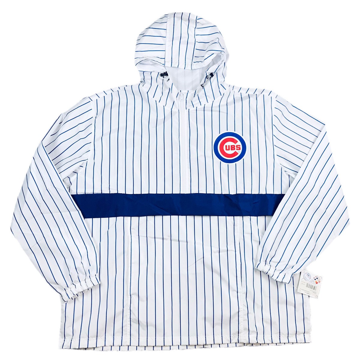 majestic CUBS ナイロンジャケット Men's Chicago Cubs Majestic Royal On-Field Therma Base
