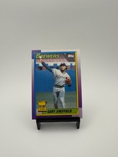 1990 Topps - Gary Sheffield #718 Rookie Cup Milwaukee Brewers