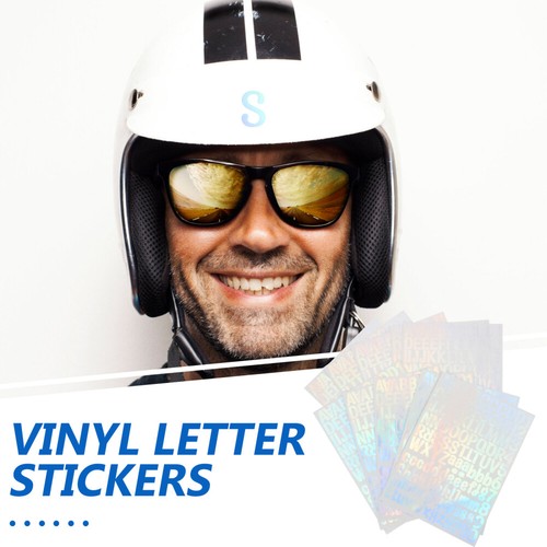 4 PCS Self Adhesive Alphabet Stickers Numbers and Letters Sticky Vinyl Decals - 第 10/12 張圖片