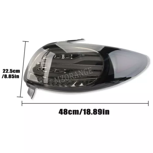 Left+Right LED Tail Light Rear Brake Lamps Smoked Lens For Peugeot 206 2004-2008 - Foto 2 di 14