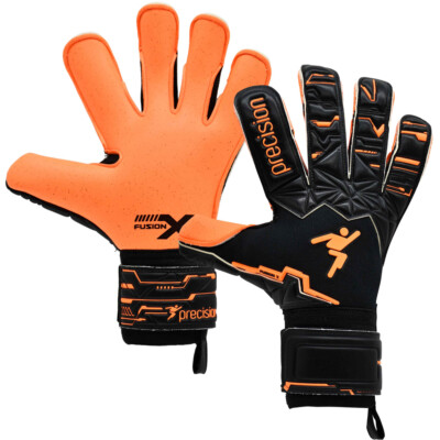Größe 10,5 Profi ERWACHSENE Torwarthandschuhe - Fusion X Orange Keeper Glove