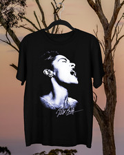 Collection Billie Holiday Singer Short Sleeve Black All Size T-Shirt