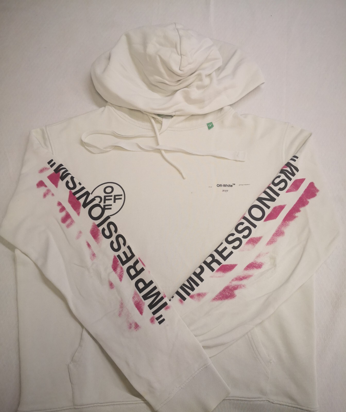 OFF WHITE X NIKE Felpa Bianca Con Cappuccio Off White™