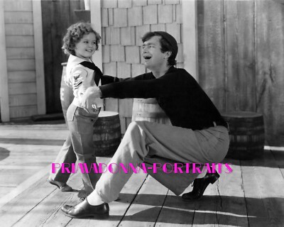 SHIRLEY TEMPLE & BUDDY EBSEN 8X10 Lab Photo '36 ''CAPTAIN JANUARY'' Dance Portrait