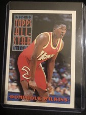 1993 Dominique Wilkens Topps #103 NBA Basketball Card Atlanta Hawks