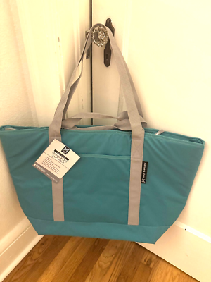 #ad Member#x27;s Mark insulated Freezer Shopper Tote Teal Blue Green Rare NEW Sams Club $28.98