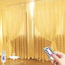 300 LED String Fairy Curtain Lights Christmas Xmas Party Hanging Decoration Lamp