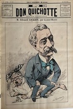 The Don Quixote 1883 No. 470 Mr. Edouard Lockroy By Gilbert Martin