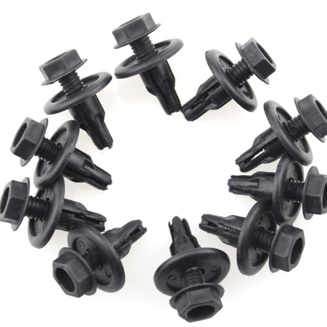 50 Splash Shield Retainer 10mm Hex Phillips Drive Clip For Honda Civic