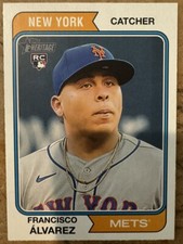 2023 Topps Heritage Francisco Alvarez Rookie Card #388