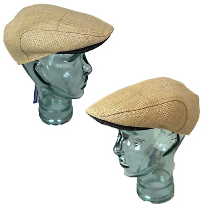 Conner Handmade Raffia Straw St. George Walker Ivy Cap - Made In Australia