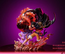 Lx-Studio One Piece Fire Of Retribution Monkey D. Luffy Statue Model In Stock