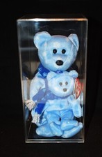 Ty 1999 Holiday Teddy Beanie Beanie Baby Jingle Beanie Bears With Display Case