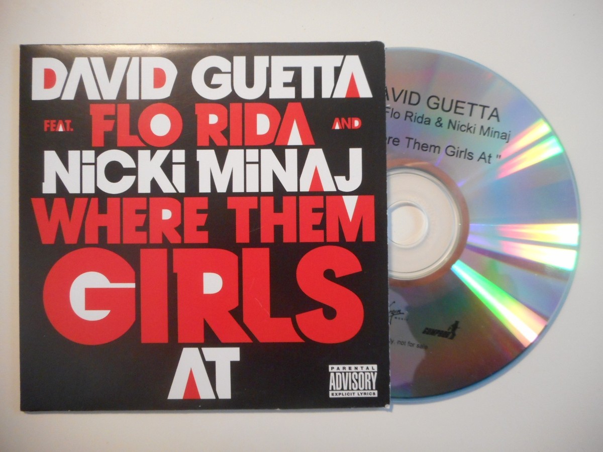 DAVID GUETTA feat FLO RIDA & NICKI MINAJ : WHERE THEM ♢ CD DAVID GUETTA feat FLO RIDA & NICKI MINAJ : WHERE THEM ♢ CD