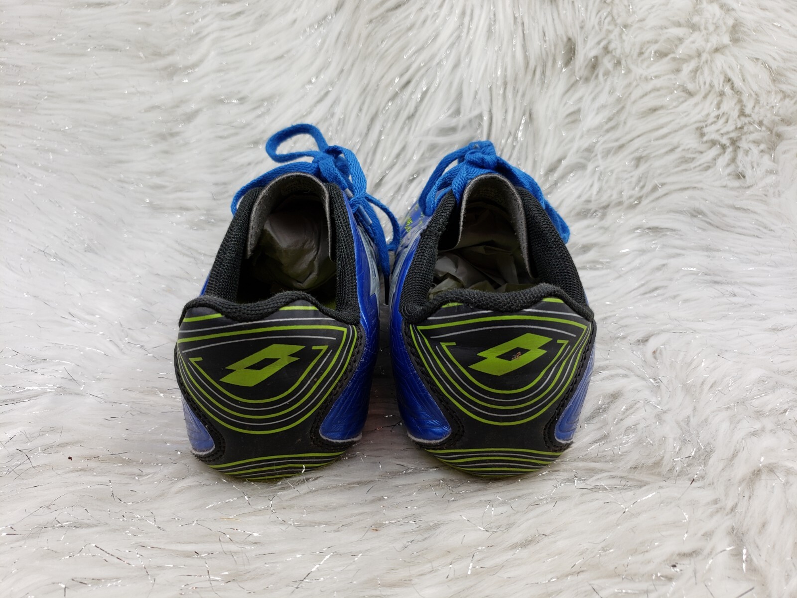 LOTTO tacchetti calcio blu giovanile taglia 4