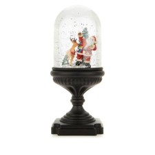 Winter Lane Musical Lighted Snowglobe - Santa Brand New In Box