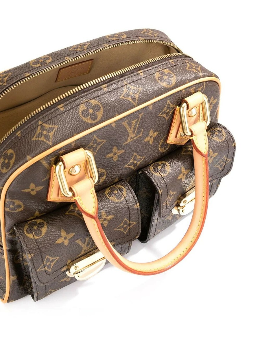 Authentic LOUIS VUITTON LARGE Manhattan PM Monogram Purse Authentic LOUIS VUITTON LARGE Manhattan PM Monogram Purse