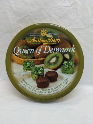 【開封済】WHATENBON tentoten bonbonero EMPTY TIN* Anthon Berg Queen Of Denmark Chocolate Tin 7 1/2