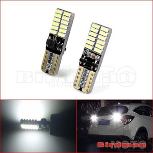 2x Led Light Bulb T10 W5w 194 168 24 Smd 4014 Strobe Flash Reading Brake Lamp Ebay