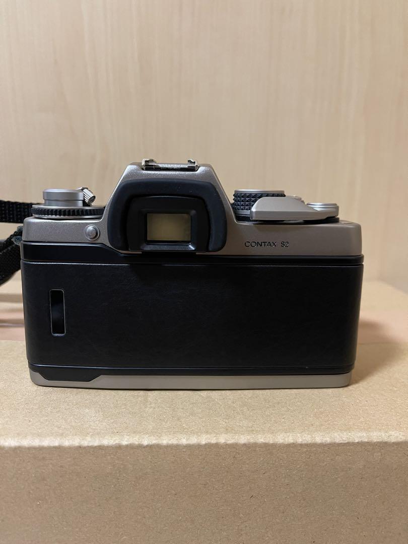 CONTAX S2 Carl Zeiss Planar 50mm F1.4 SLR Film Camera Black