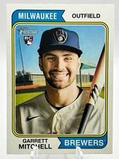 GARRETT MITCHELL 2023 TOPPS HERITAGE BASE ROOKIE #95 JT