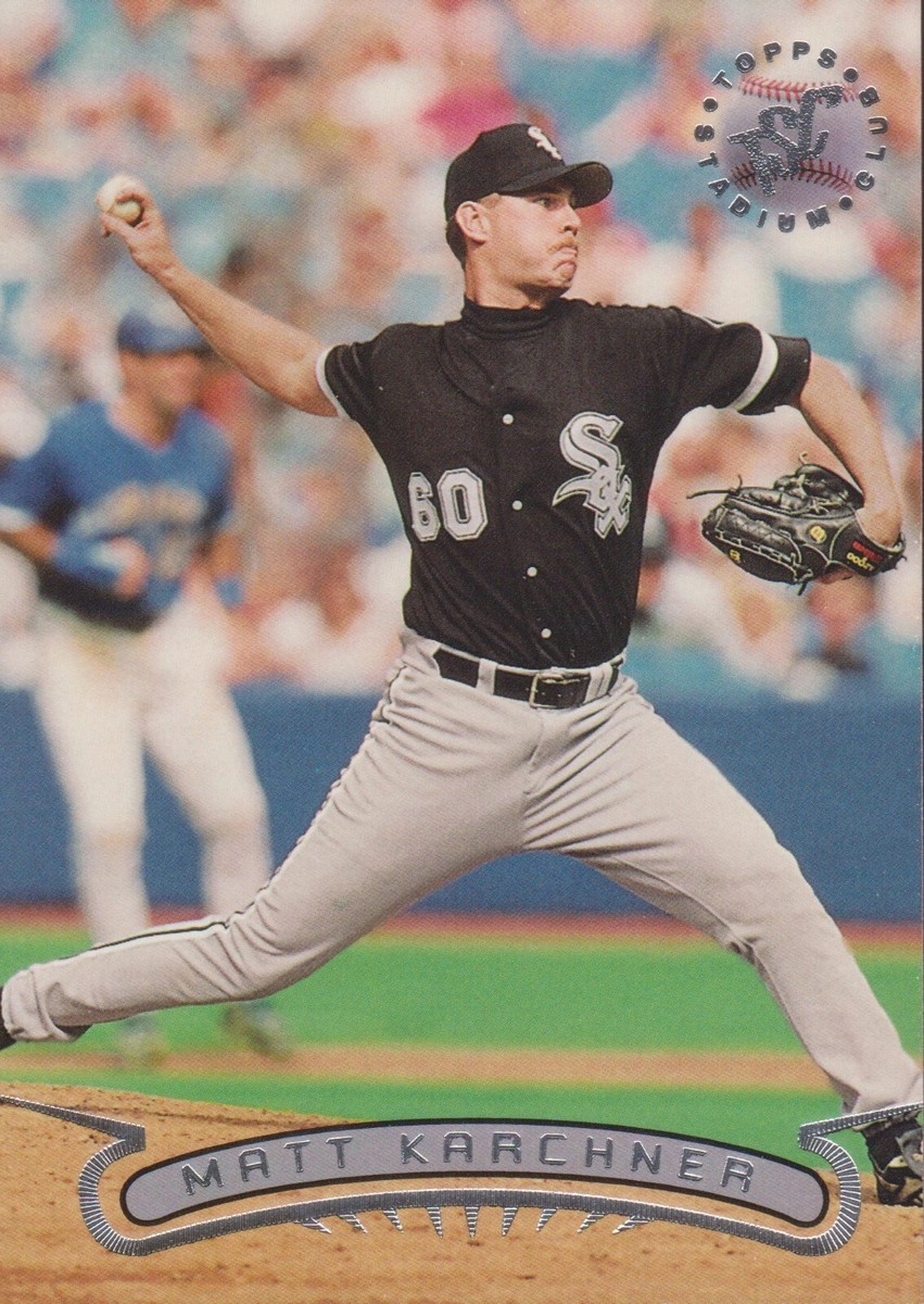 1996 Topps Stadium Club #85 Matt Karchner Chicago White Sox Rookie