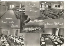 160532 ASCOLI PICENO CITTÀ - SCUOLA ALLIEVI UFFICIALI - SALUTI da... VEDUTINE