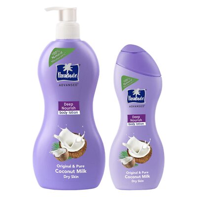 Parachute Advansed Deep Nourish Body Lotion for Women & Men Dry Skin