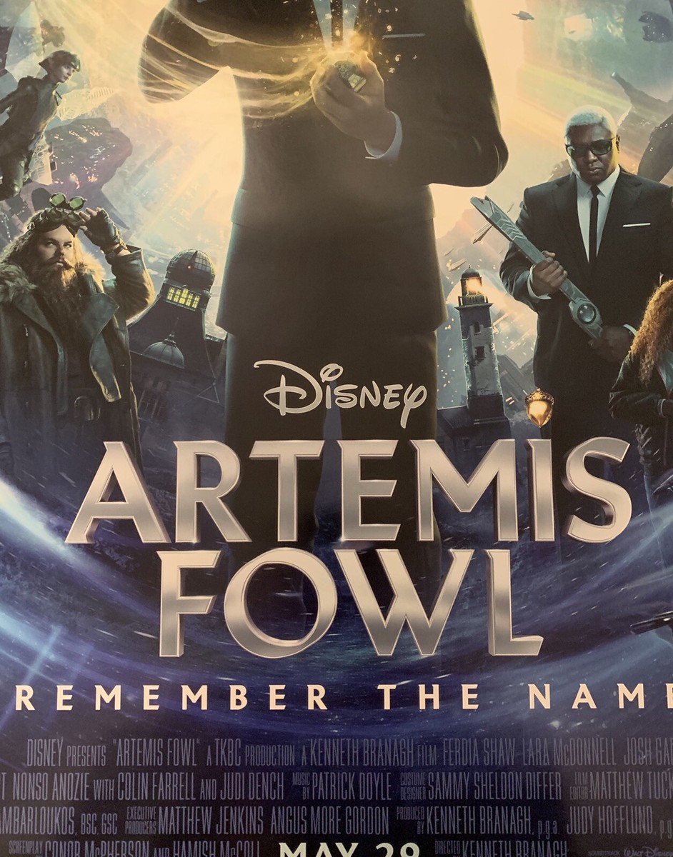 Artemis Fowl Movie Poster Collin Farrell Theater Original Double