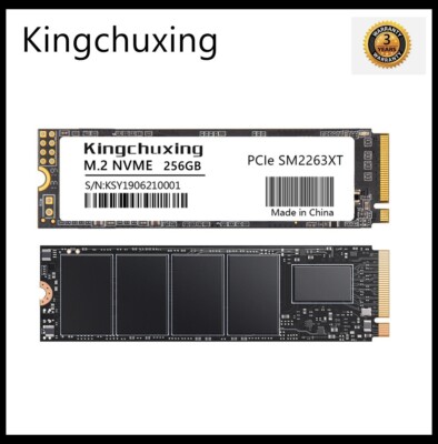 Kinchuxing 256GB M.2 2280 SSD PCIe Gen 3.0 x 4 NVMe 1.3 Solid State Drives