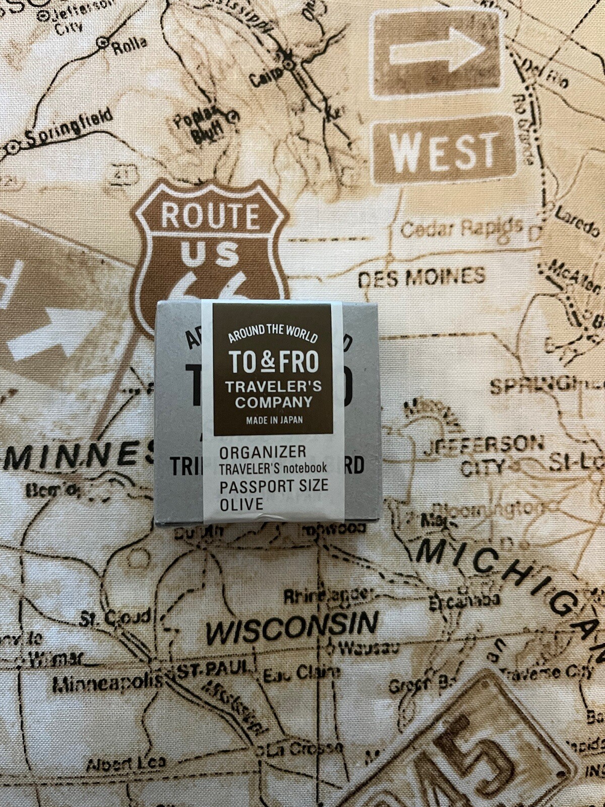 TO&FRO Traveler’s Company/Notebook Traveler’s Organizer/Passport/Olive