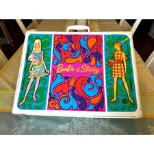Vintage 1967 Barbie and Stacey Double Doll Case