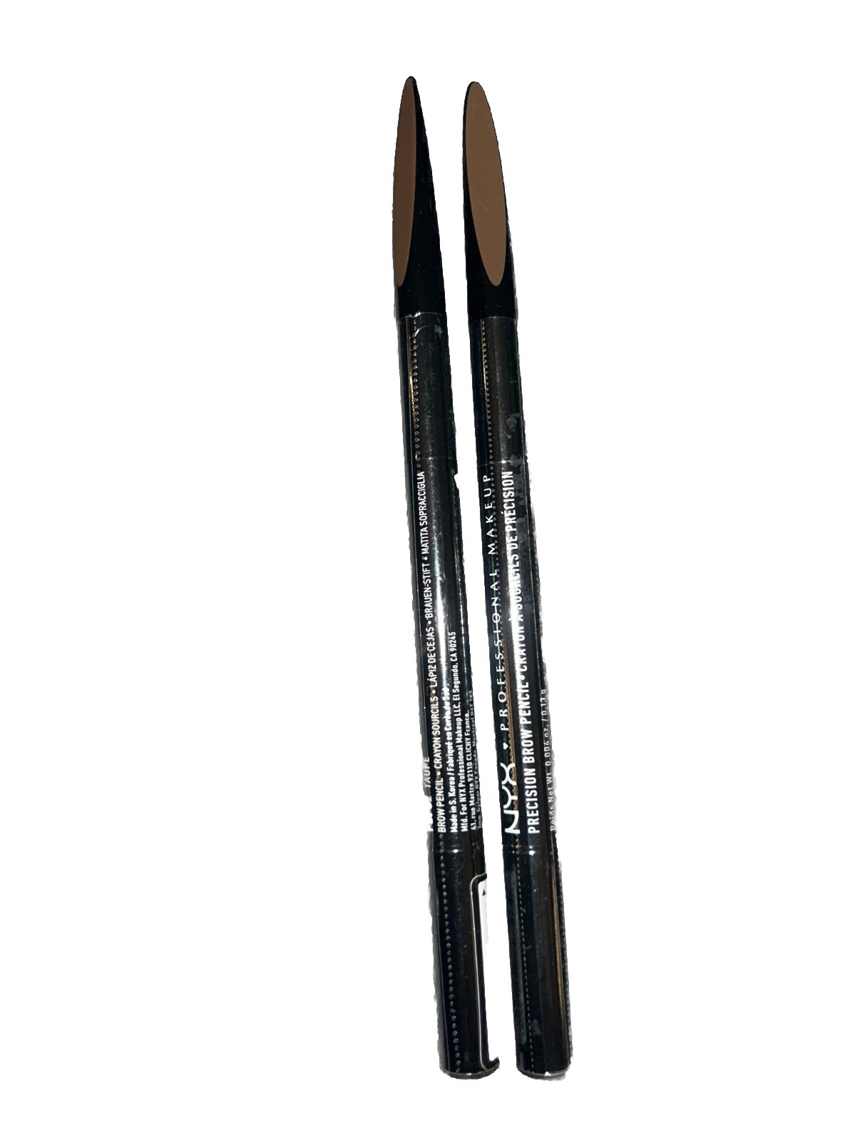 NYX PROFESSIONAL MAKEUP Precision Eyebrow Pencil Taupe-2pk